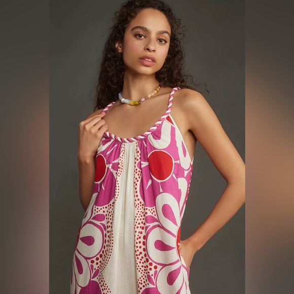 FARM RIO Maia Linen Jumpsuit - Picture 4 of 11